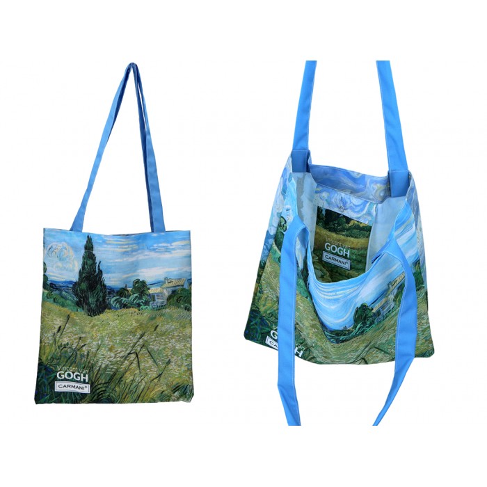 Torba na ramię - V. van Gogh, Pole pszenicy z cyprysami (CARMANI) 021-8700