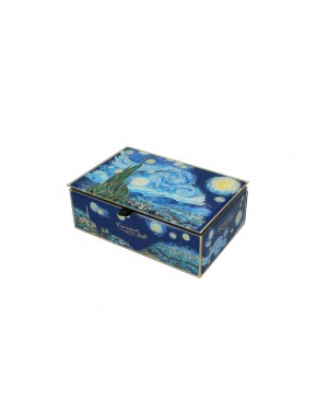 Szkatułka szklana na biżuterię - V. van Gogh, Gwiaździsta Noc (CARMANI) 195-9021