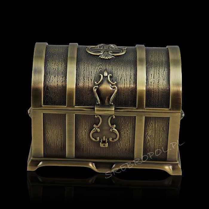 Szkatułka mosiądzowana 461-4192