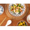 Kpl. 4 miseczek z łyżeczkami + 2 talerze +pałeczki 846-3213