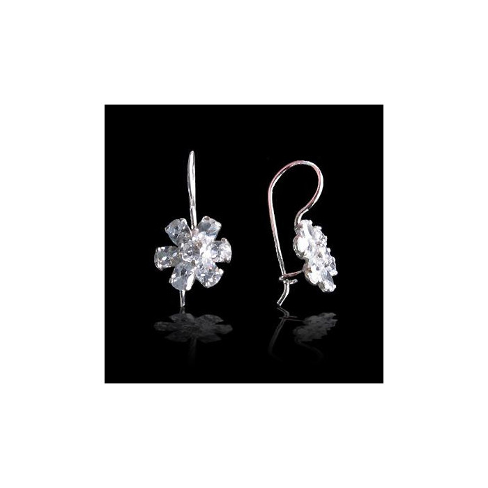 Kolczyki srebrne z cyrkoniami K WS-2300 2,7g