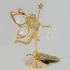 Złota figurka elf z kryształkami swarovskiego 122-0066