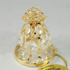Złota figurka dzwoneczek z kryształkami swarovskiego 122-0100