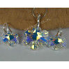 Komplet SNOWFLAKE SWAROVSKI - CRYSTAL AB 30.0MM