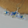 Komplet SNOWFLAKE SWAROVSKI - CRYSTAL AB 30.0MM