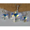 Komplet SNOWFLAKE SWAROVSKI - CRYSTAL AB 30.0MM