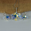 Komplet SNOWFLAKE SWAROVSKI - CRYSTAL AB 30.0MM