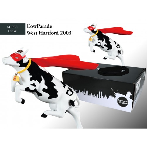CowParade West Hartford 2003, Super Cow, autor: Tao LaBossiere 359-0613