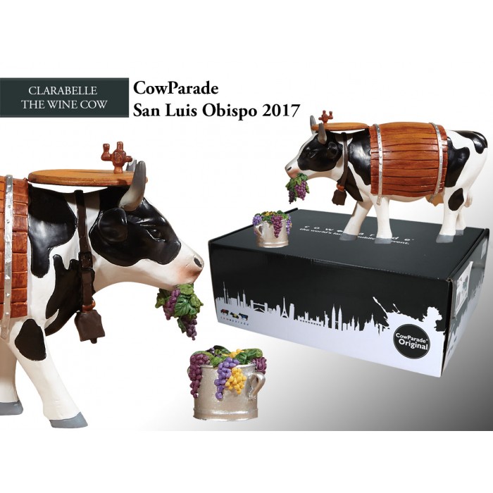 CowParade San Luis Obispo 2017, Clarabelle the Wine Cow, autor: Ken & Rod Gouff 359-0617