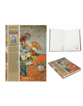 Notes - V. van Gogh, Kwiaty w wazonie (CARMANI) 021-5058