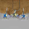 Komplet STARFISH SWAROVSKI - CRYSTAL AB 16.0MM