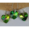Komplet HEART SWAROVSKI - VITRAIL MEIDUM 18.0MM