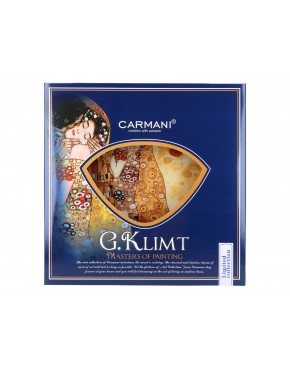 Talerz dekoracyjny - G. Klimt, Pocałunek 30x30cm 198-1151