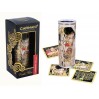 Kieliszek do wódki - G. Klimt. Pocałunek (CARMANI) + komplet 4 podkładek korkowych 841-3101
