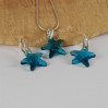 Komplet STARFISH SWAROVSKI - INDICOLITE 16.0MM