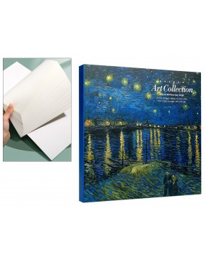 Blok rysunkowy/szkicownik - V. van Gogh, Gwiaździsta Noc nad Rodanem. 021-5021