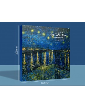 Blok rysunkowy/szkicownik - V. van Gogh, Gwiaździsta Noc nad Rodanem. 021-5021
