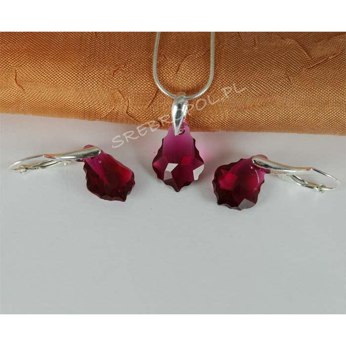 Komplet BAROQUE - RUBY 16.0MM