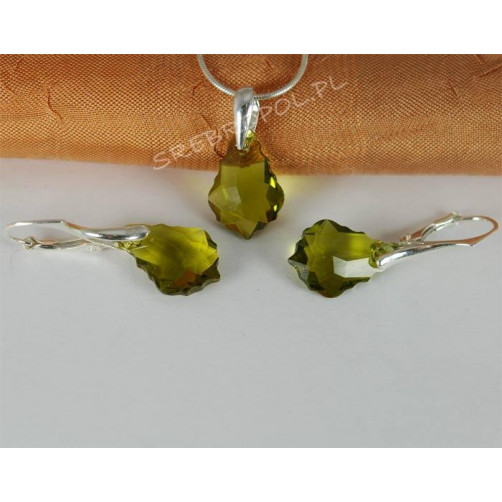 Komplet BAROQUE - OLIVINE 16.0MM