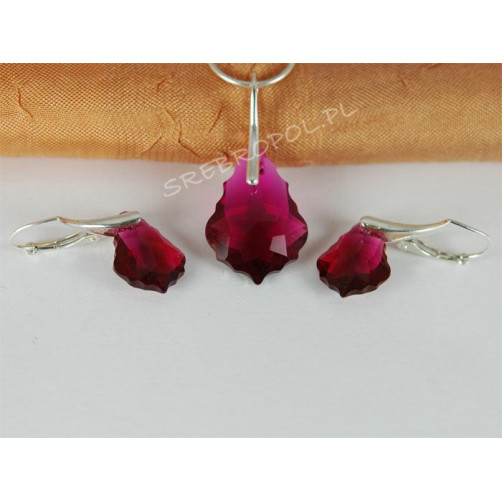 Komplet BAROQUE - RUBY 22.0MM