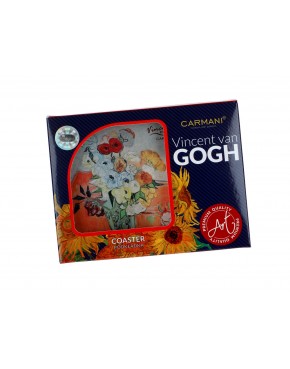 Podkładka szklana - V. van Gogh, Róże i zawilce (CARMANI) 195-0113