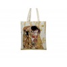 Torba śniadaniowa - G. Klimt, Pocałunek i Drzewo życia (kremowe tło) (CARMANI) 021-9175