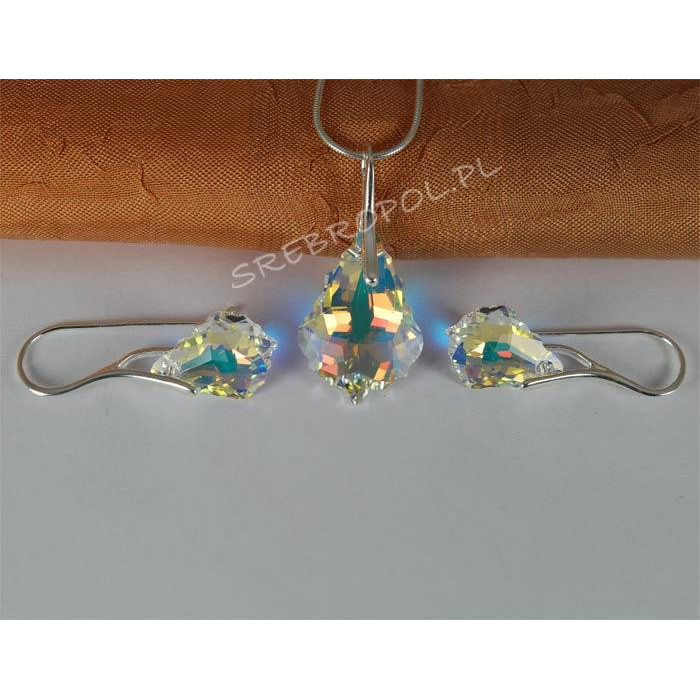 Komplet BAROQUE - CRYSTAL AB 22.0MM