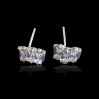 Kolczyki srebrne z cyrkoniami WS-2100 2,4g