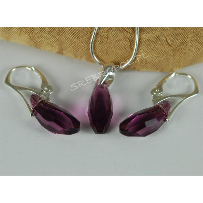 Komplet AQUILINE - AMETHYST 18.0MM