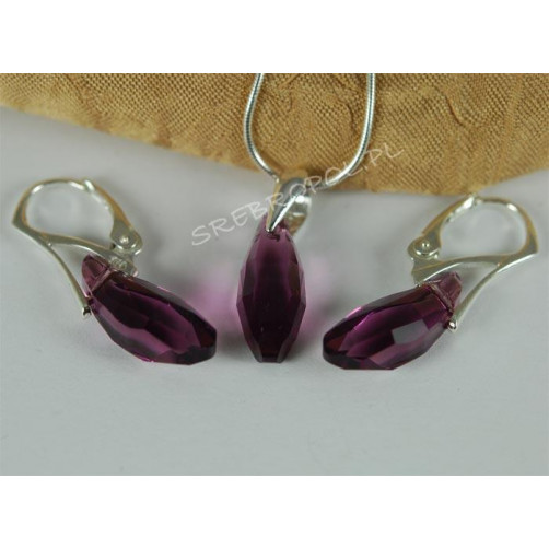 Komplet AQUILINE - AMETHYST 18.0MM