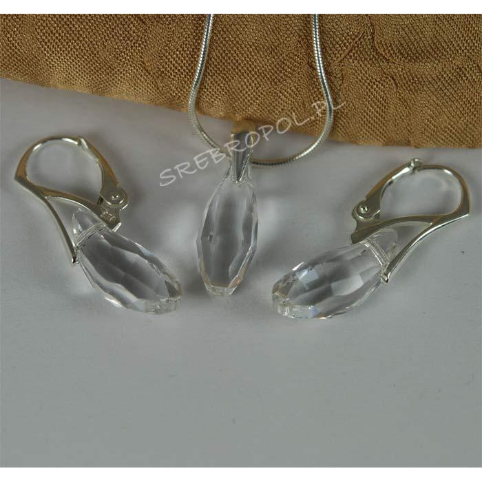 Komplet AQUILINE - CRYSTAL 18.0MM