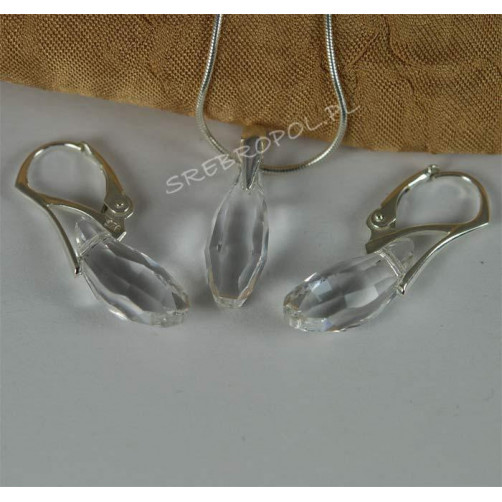 Komplet AQUILINE - CRYSTAL 18.0MM