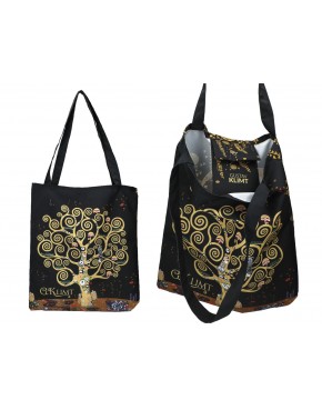 Torba na ramię - G. Klimt, Pocałunek + Drzewo (CARMANI) 021-8740