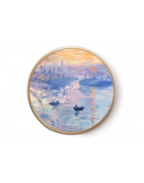 Obrazek okrągły - C. Monet, Impresja, wschód słońca (CARMANI) 262-9436