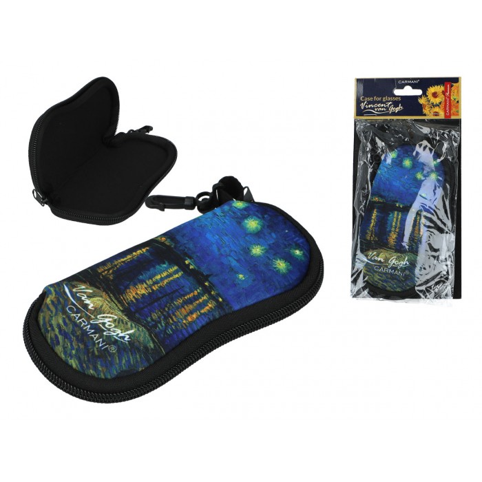 Etui na okulary - V. van Gogh, Gwiaździsta Noc nad Rodanem (CARMANI) 021-8192