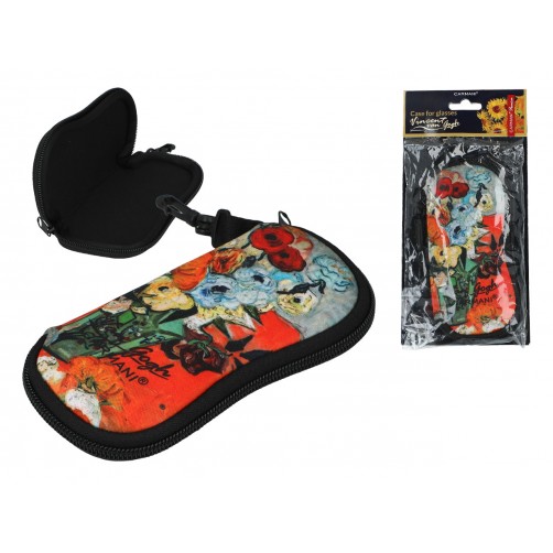 Etui na okulary - V. van Gogh, Róże i zawilce (CARMANI) 021-8191 Etui na okulary - V. van Gogh, Róże i zawilce (CARMANI) 021-8191