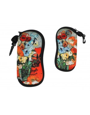 Etui na okulary - V. van Gogh, Róże i zawilce  (CARMANI) 021-8191