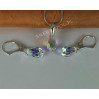 Komplet DROP SWAROVSKI - CRYSTAL AB 15.0MM