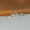 Komplet DROP SWAROVSKI - CRYSTAL AB 15.0MM