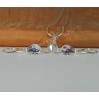Komplet DROP SWAROVSKI - CRYSTAL AB 15.0MM