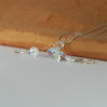 Komplet DROP SWAROVSKI - CRYSTAL AB 15.0MM