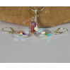 Komplet DROP SWAROVSKI - CRYSTAL AB 22.0MM