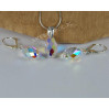 Komplet BRIOLETTE SWAROVSKI - CRYSTAL AB 17.0MM