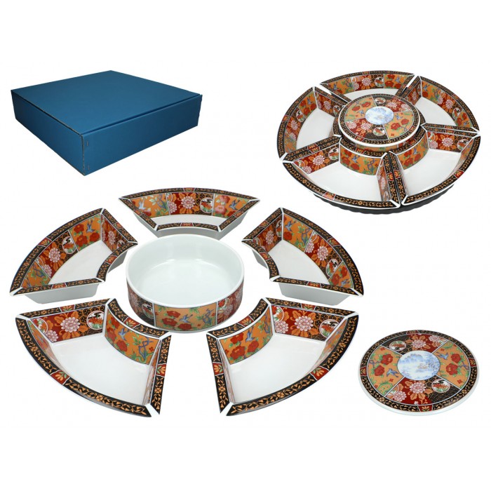 Naczynie ceramiczne do serowania przekąsek - Lazy Suzan 242-9000