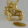 Złota figurka quad z kryształkami swarovskiego 122-0161