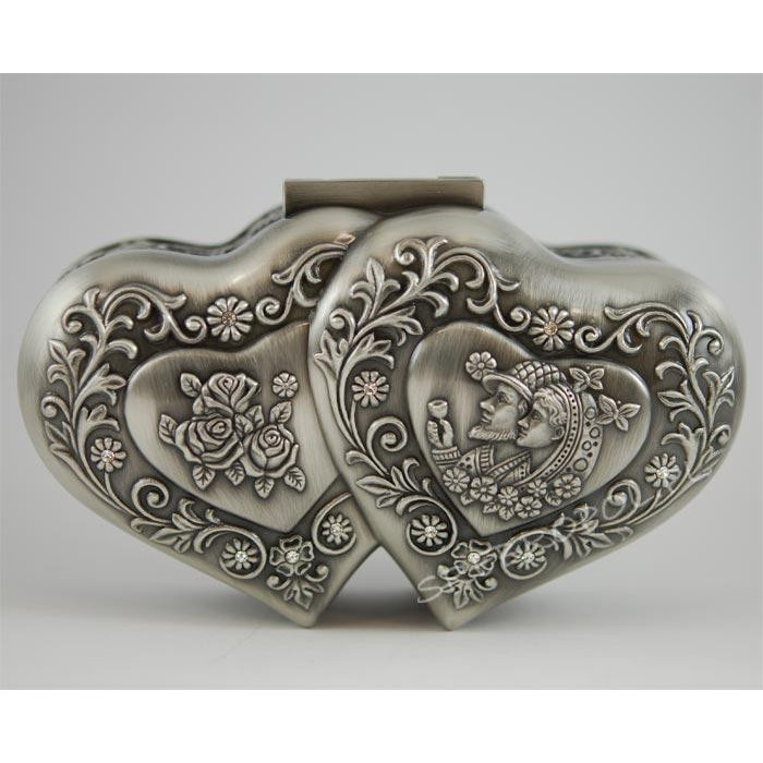 Szkatułka cynowana z pozytywką 461-4494