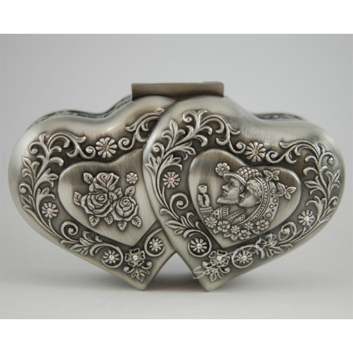 Szkatułka cynowana z pozytywką 461-4494