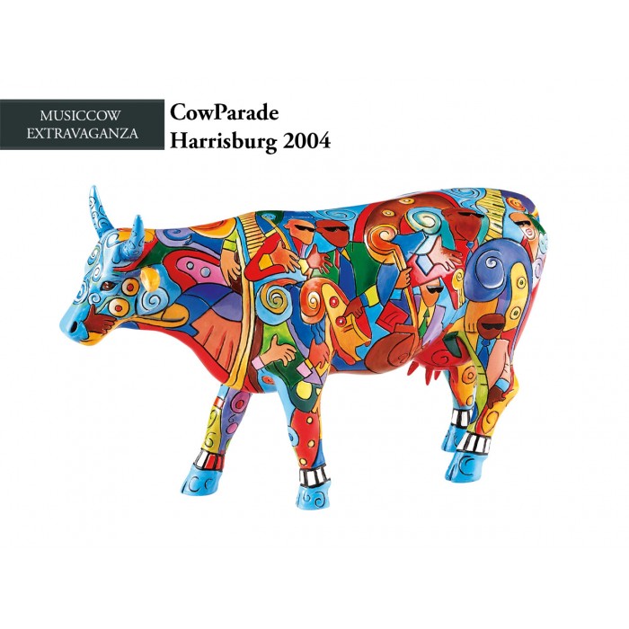 CowParade Harrisburg 2004, Music - Cow, autor: Orphelia M. Chamblis 359-0626