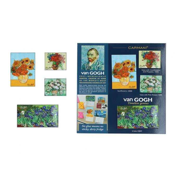 Kpl. 4 magnesów - V. van Gogh (CARMANI) 013-0036