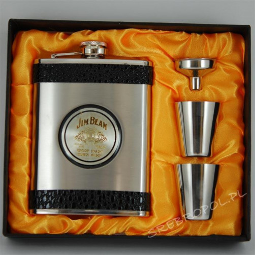 Zestaw piersiówka+kieliszki+lejek 6.3046